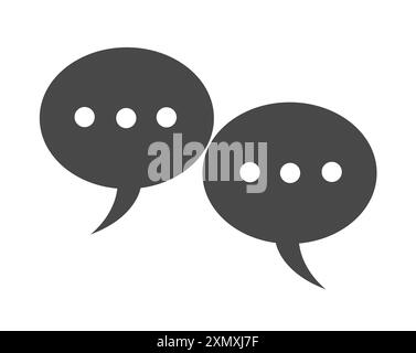 Speech bubble vector illustration Stock Vector