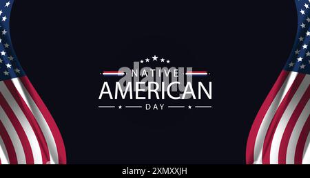 Honoring Heritage Celebrating Native American Day Stock Vector Image ...