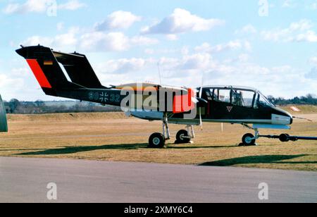 North American Rockwell OV-10D Bronco G-BZGK / 99+32 Stock Photo