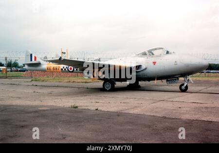 de Havilland DH.115 Vampire T.55 G-DHVV / 'XE897' Stock Photo