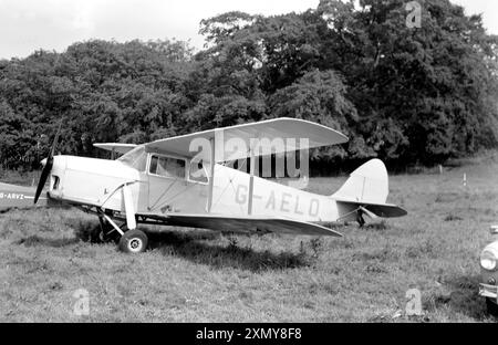 de Havilland DH.87B Hornet Moth G-AELO Stock Photo