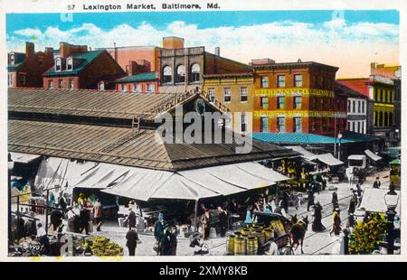 Lexington Market, Baltimore, Maryland, USA Stock Photo