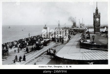 Douglas, Isle of Man - Victoria Pier Stock Photo