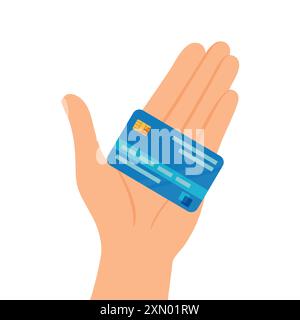 Hand with credit card Stock Vector Image & Art - Alamy