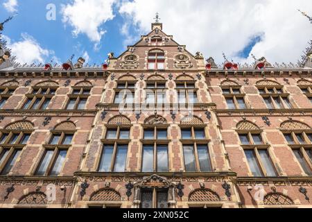 Building of the old Ministry of Justice located in The Hague, Netherlands. Stock Photo