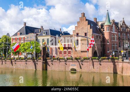 The Gevangenpoort, a former gate and medieval prison on the Buitenhof in The Hague, Netherlands Stock Photo