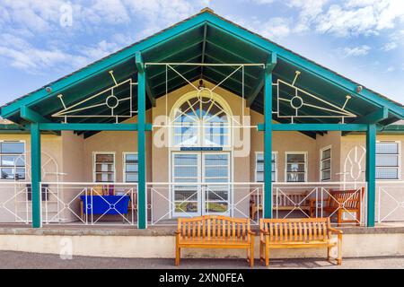 Clubhouse for the St Andrews Ladies' Putting Club near St Andrews Links, Fife, Scotland, UK Stock Photo