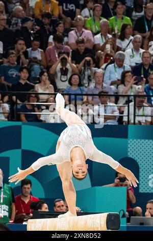 Manila Esposito (ITA), Artistic Gymnastics, Women&#39;s Team Final during the Olympic Games Paris 2024 on 30 July 2024 at Bercy Arena in Paris, France Stock Photo