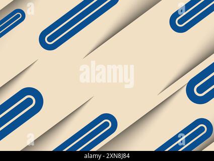 Infographic template design with rounded rectangle and ribbon, stock vector Stock Vector