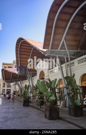 Barcelona, Spain - 29 July, 2024: Santa Caterina Market in the Gothic Quarter, Barcelona, Catalonia Stock Photo