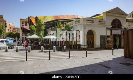 Barcelona, Spain - 29 July, 2024: Santa Caterina Market in the Gothic Quarter, Barcelona, Catalonia Stock Photo