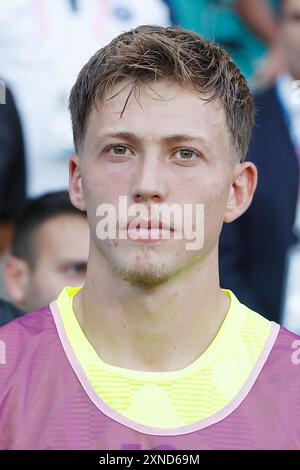 Nantes, France. 30th July, 2024. Niv Elisai (ISR) Football/Soccer : Paris 2024 Olympic Games Men's football Group D match between Israel 0-1 Japan at the Stade de la Beaujoire in Nantes, France . Credit: Mutsu Kawamori/AFLO/Alamy Live News Stock Photo