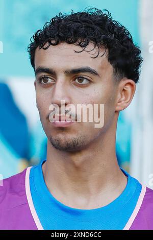 Nantes, France. 30th July, 2024. Or Israelov (ISR) Football/Soccer : Paris 2024 Olympic Games Men's football Group D match between Israel 0-1 Japan at the Stade de la Beaujoire in Nantes, France . Credit: Mutsu Kawamori/AFLO/Alamy Live News Stock Photo