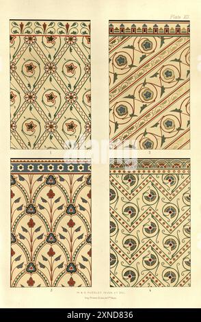 Medieval England Pattern Elaborate patterns, Victorian decorative art and design, engraving ...