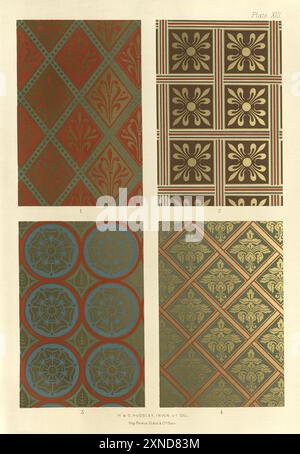 Medieval England Pattern Elaborate patterns, Victorian decorative art and design, engraving ...