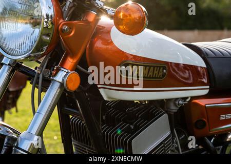 The Silver Fox Cafe Bike Night Stock Photo