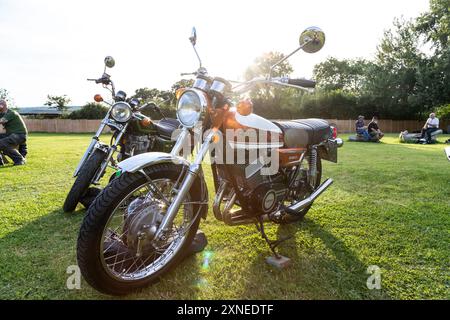 The Silver Fox Cafe Bike Night Stock Photo