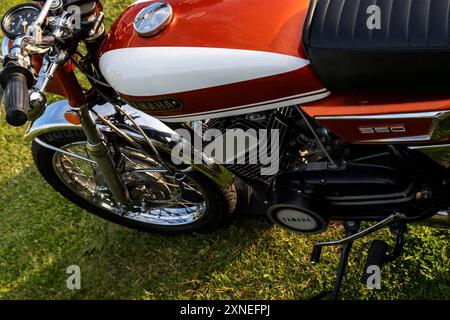 The Silver Fox Cafe Bike Night Stock Photo