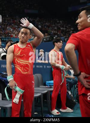 (240731) -- PARIS, July 31, 2024 (Xinhua) -- Xiao Ruoteng of China ...
