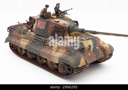 A 1 35 Scale model of the German King Tiger II WW 2 tank Stock Photo ...