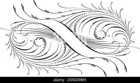 Valentine day blank space writing for text ribbon romantic love empty outline hearts text banner Stock Vector