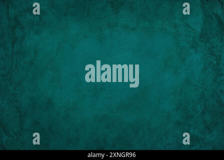 Grunge Scratched Green Turquoise Abstract Wall Texture Background Stock Photo