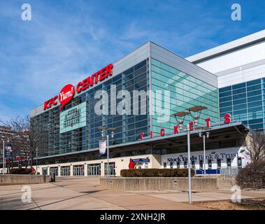 KFC YUM Center Arena, home of the University of Louisville men's and women's basketball teams Stock Photo