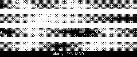 Pixelated bitmap slanted gradient texture. Oblique dither diagonal ...