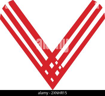 Synbol sign line red pink orange color line heart love shape decoration icon object giving tuesday charity volunteer support help donation assistance Stock Vector