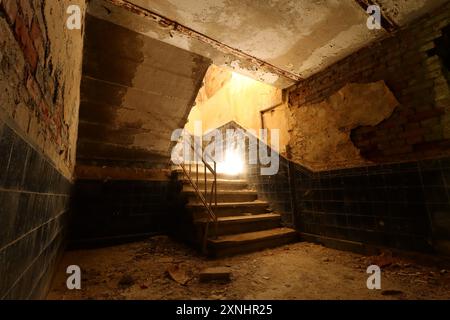 staircase in decay Stock Photo