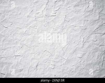 White background made of pieces of crumpled paper Stock Photo