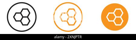 propolis icon web design logo set collection in vector Stock Vector