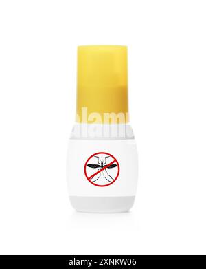 Mosquito spray isolated on white. Insect repellent Stock Photo