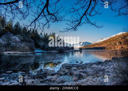 Nant Gwryd near Betws Y Coed in Snowdonia. Stock Photo