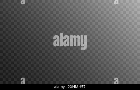 Dark checkered transparent background for glowing highlights and elements in vector Stock Vector