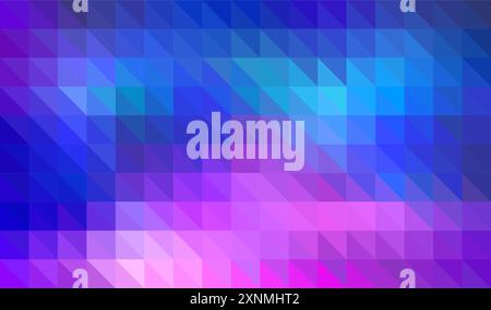 Abstract polygonal background consisting of multi-colored triangles in vector Stock Vector