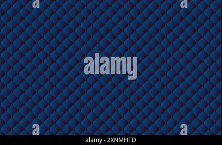 Blue seamless pattern and background upholstered furniture in vector Stock Vector