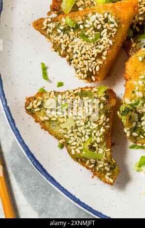 Homemade Chinese Shrimp Toast with Sesame and Soy Sauce Stock Photo