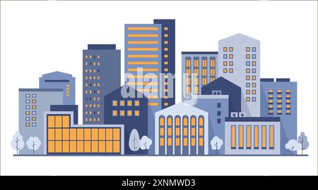 Energy efficiency and sustainability. Energy efficiency and sustainability concept. Electricity consumption Stock Vector