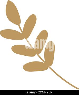 leaf plant foliage nature icon Stock Vector Image & Art - Alamy