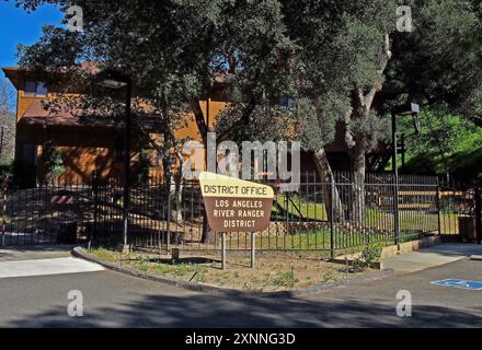 Los Angeles River Ranger District office in Southern California Stock ...