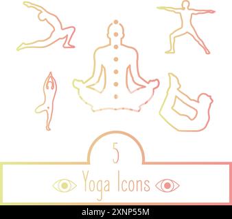 Workout people vector line icons set. Exercisers, Athletes, Gym-goers ...
