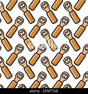 beers icon Pattern background Vector Stock Vector