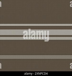 A Vector knitted geometrical pattern, cotton fablic wallpaper pattern design, Distressed overlay texture design. Vector illustration Stock Vector
