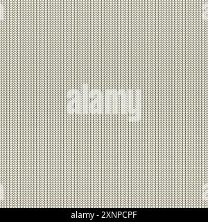 Smooth white realistic knitted texture vector seamless pattern, Sweater Fairisle clothes white and blue texture style Stock Vector