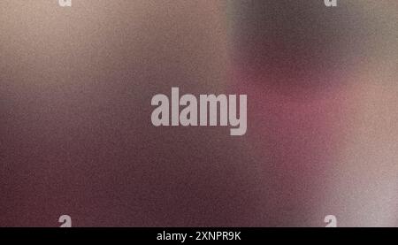 Beige burgundy soft light bokeh abstract background gradient, rough texture, grainy noise. Stock Photo