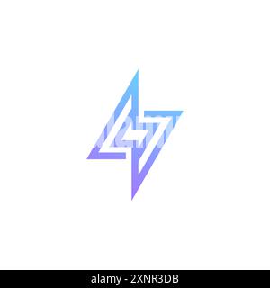 S Thunder Logo Design. S Light Icon Stock Vector
