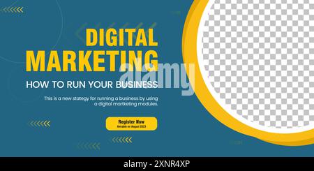 modern abstract banner design in vector, illustration used for Promotional web UI, banners concepts for social media vector, illustration, Light blue Stock Vector
