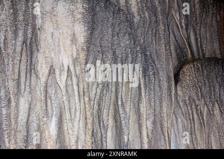 walls and vaults of the Big Azish Cave on the Lago-Naki Plateau in Adygea Stock Photo