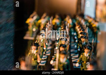 Civil Guard squadron, Menorca Military Museum, former barracks of Cala Corb,  central square of Es Castell, built by the British in 1771, Menorca, bal Stock Photo